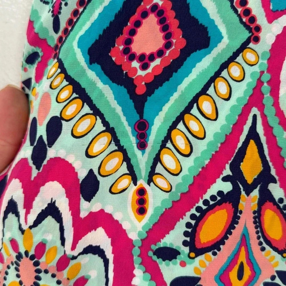 Lilly Pulitzer Trace Cold Shoulder Silk Top - Crown Jewel - Picture 4 of 8